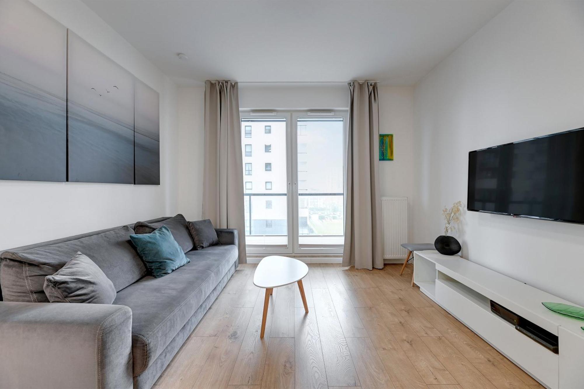 Apartament Nadmorskie Spektrum & Parking Gdańsk Exterior foto
