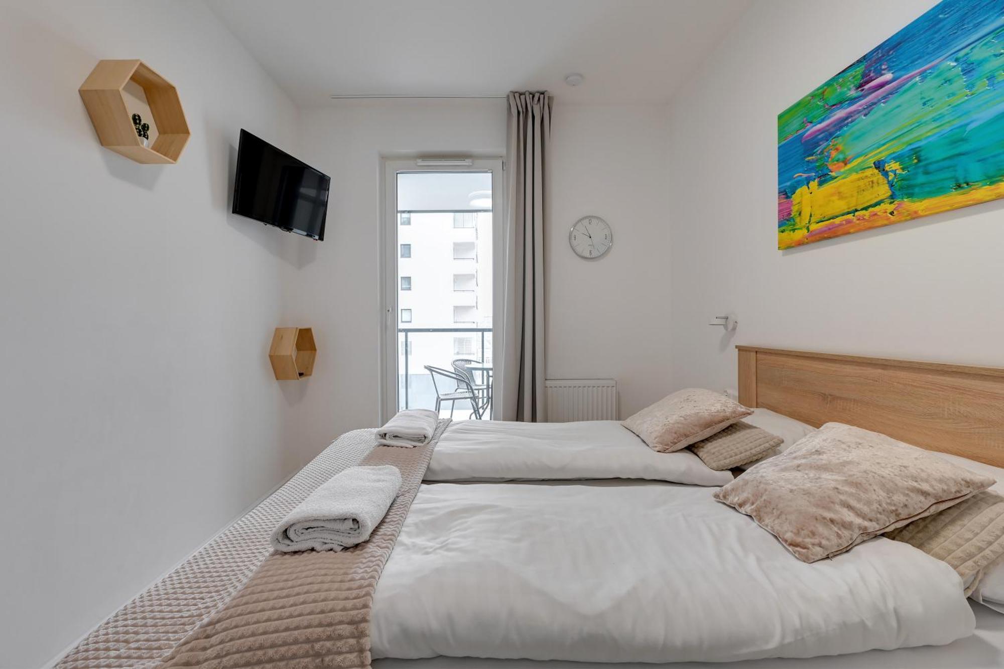 Apartament Nadmorskie Spektrum & Parking Gdańsk Exterior foto